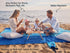 WEKAPO Beach Blanket Sandproof Waterproof, Extra Large Beach Mat, Oversized & Compact Sand Free, Quick Drying Beach