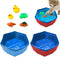 VEINARDYL 2 pcs Cat Pool Toys with 5 pcs Swimming Toys, Foldable PVC