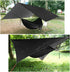 Oversized Rain Rope Tarp and Camping Hammock with Mosquito Net, Portable Single Double Hammock Set for Outdoor