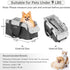 9 lbs PETSFIT Center Console Dog Car Seat, Portable Pet Car Seat with Safe Protective Hooks, Luxury Dog Car Seats