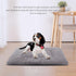 Reversible Dog Bed Mat, Plush and Corn Velvet Soft Warm Pet Cushion, Washable Sleeping Mattress for Small Medium Large