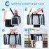 Expandable Pet Carrier - Airline Approved for Small Pets, Removable Pad and Pockets, TSA Compliant
