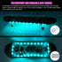 Upgraded USB Charging LED Skateboard Light, Remote Control Rim Light, 16 Color Change, Waterproof, Shockproof