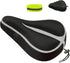 Gel Bike Seat Cover Padded Bicycle Saddle Covers for Women & Men, Most Comfortable Soft Cushion Cover for Spin Indoor