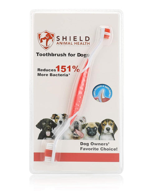 Antimicrobial Toothbrush for Dogs, Professional Dental Care, Ergonomic Design, Quality Guaranteed