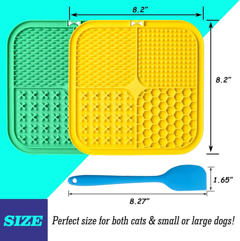 Lick Mat for Dogs, Large Dog Lick Mat with Suction Cups for Anxiety, Peanut Butter Dog Licking Mat Slow Feeder