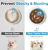 2PCS Cat Slow Feeder Bowl with Fish Pool Design, Interactive Puzzle Dish for Healthy Eating, Non-Slip Cat Bowl