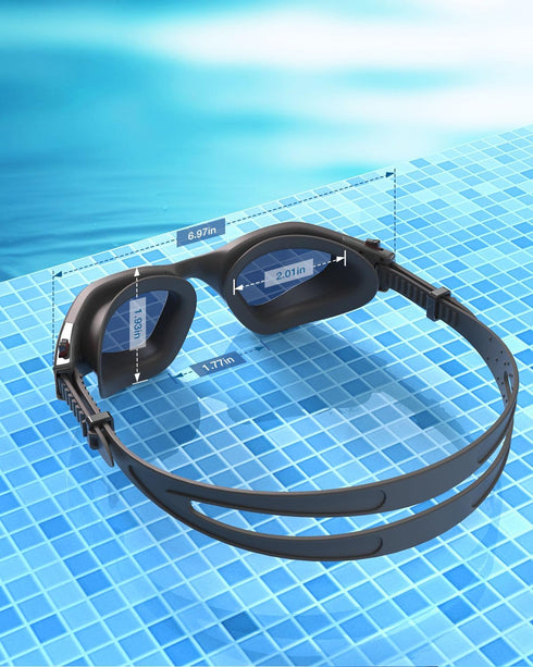 ZIONOR Swim Goggles G1 SE - Anti-Fog Swimming Goggles for Adult Men Women