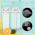 20 17 oz Foaincore Pcs Clear Milk Carton Water Bottles Bulk Plastic Square Milk Bottles Portable Reusable Leakproof Cup