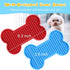 Lick Mat for Dogs, 2 Pack Peanut Butter Licking Mats, Slow Feeding Bowl for Pet Food and Grooming