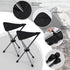 3 Backpacking REDCAMP Ultralight Camping Stool with Retractable Legs, Portable Legged Tripod Camping Stools for Adults