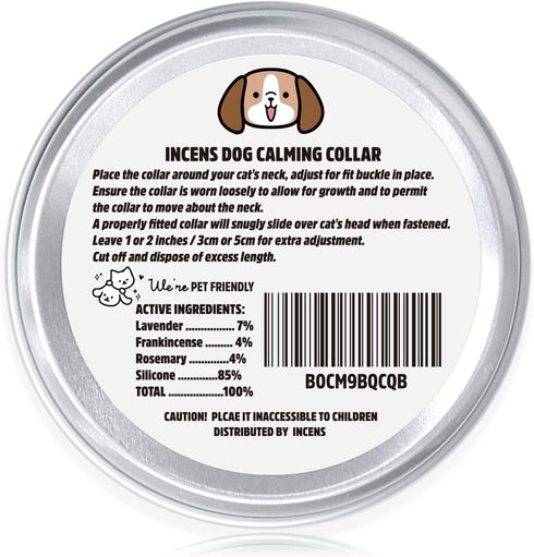 Calming Collar for Dogs, Designed to Alleviate Anxiety in Dogs, is Adjustable and Lasts for 45 Days. It is Suitable for Small and Large Dogs, and Comes in Purple - 1 Pcs