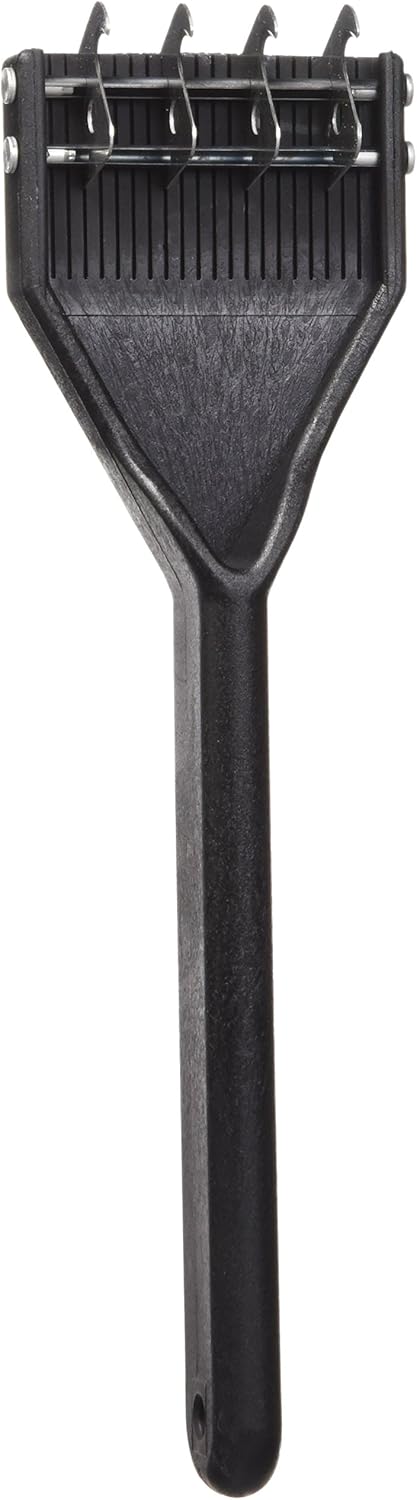 Mars Coat King Detangle and Pet Stripper Grooming Tool, 4 Blade, Stainless Steel, Plastic Handle, Made in Germany