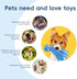 2 Pack Squeaky Dog Toys, Interactive Octopus Plush Stuffless Crinkle Pet Toys for Small, Medium, Large Dogs Teething