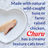 INABA Churu Meal Topper for Cats, Creamy Lickable Purée Cat Food Topper, Tuna Recipe, 0.5 Ounce Tube, 24 Tubes