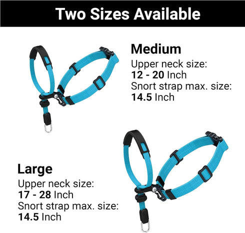 SVD.PET No-Pull Dog Headcollar, Chew-Proof Protector for Small and Medium Dogs, Easy to Wear and Adjust