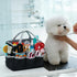 10 600D Dog Grooming Organizer Bag with Pockets, Oxford Portable Tote for Pet Supplies Storage, Travel Grooming Kit