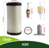 Roykaw EZGO Tune Up Kit, Air Filter, Oil Filter, Spark Plug for Golf Cart Models