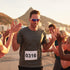 200 6 7.5 Inch Lyrow Pcs Blank Running Bib Numbers with Safety Pins for Marathon Competition Sports Events Tearproof