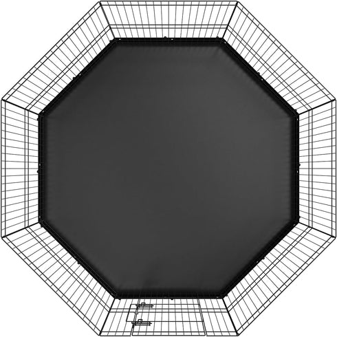 VEVOR Foldable Metal Dog Exercise Pen, Pet Playpen Fence for Small & Medium Dogs, 24" H 8 Panels