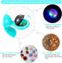 GBSYU Interactive Windmill Cat Toys with Catnip : Cat Toys for Indoor Cats Funny Kitten Toys with LED Light Ball