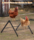 Koutemie Adjustable Chicken Perch for Coop, Heavy-Duty Metal Chick Roosting Bar for Brooder, Baby Chicks Stand Toy