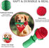 Weewooday 2 Pieces Valentine’s Day Dog Chew Toys, Durable Rose Chew Toys and Kisses Bandana for Small and Medium Pets