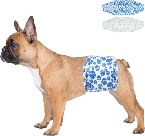 Dono Dog Diapers Male, Disposable Male Dog Wraps with Wetness Indicator, Leak-Proof