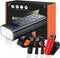 Rechargeable Bike Light Set, 8000 Lumens USB Bicycle Lights, Front Headlight and Taillight with 5+4 Light Modes,