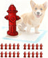Dog Pee Post Guide Paper Pee Trainer, 20Pcs Hydrant Shaped Pet Diaper