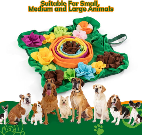 PUHOHUN Snuffle Mat for Dogs -Interactive Dog Toys to Keep Them Busy | Puppy Puzzle Slow Feeder Treat| Dog Lick Mat