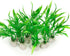 COMSUN 10 Pack Artificial Aquarium Plants, Small Size, 4 inch Approximate Height, Plastic Green Fish Tank Decorations