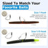 Harmony Fishing - Razor Series Wacky Weedless WG Hooks - The Ultimate Bass Fishing Hooks for The Wacky Rig & Neko Rig