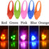 5-Pack LED Light Up Dog Collar Light, Waterproof Pet Safety Strobe Lights for Large Medium Small Dogs at Night