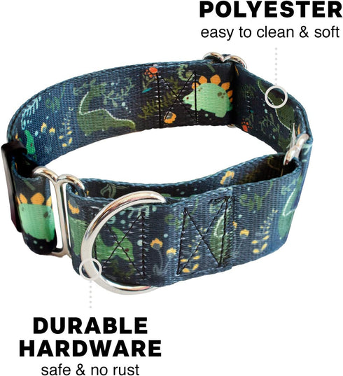 Downtown Pet Supply Martingale Collar for Dogs, Big Wide Thick Dog Training Collar, Escape-Proof, Weatherproof,