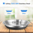 Premium Stainless Steel Dog Bowls, Non-Slip, 2.5 Cups Capacity, Durable and Safe for Pets