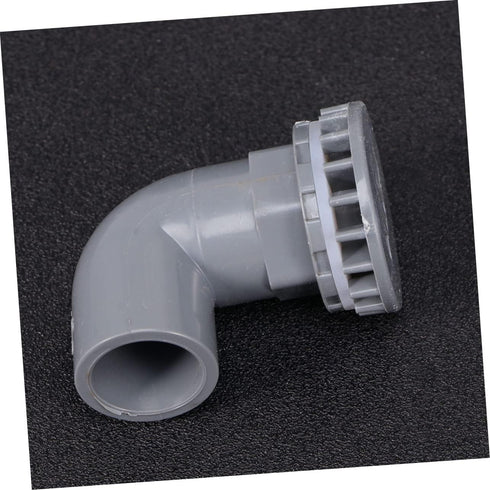 2pcs Aquarium Return Fitting Kit, Drain Connector for Fish Tank Water Supply Tube Drainage Part PVC Connector