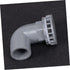 2pcs Aquarium Return Fitting Kit, Drain Connector for Fish Tank Water Supply Tube Drainage Part PVC Connector