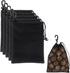 Klmnop 5 Pack Mesh Mushroom Foraging Bags with Clip, Drawstring Toggle Closure Mushroom