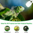 LUCKY HERP UVA UVB Reptile Light 5.0 - Tropical UVB 100 Compact Fluorescent Lamp, 23W UVB Bulb for Reptiles