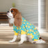 KYEESE Velvet Dog Pajamas, Soft Pjs for Medium Sized Dogs with Yellow Ducks Pattern, Stretchy Pet Jammies Coat Comfy