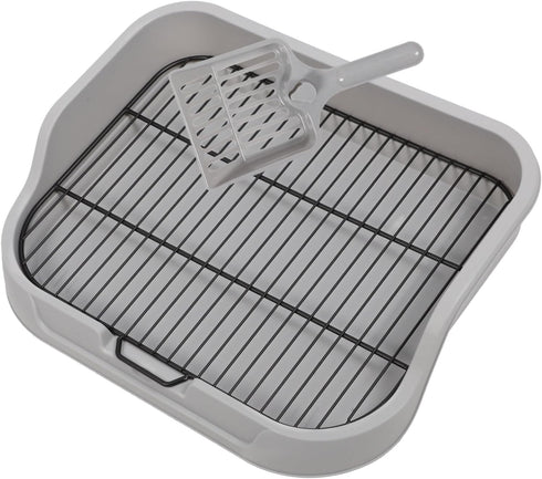 1set Toddmomy Dog Potty Training Tray Splashproof Design Materials Capacity for Dogs Indoor Use Easy to Pet Toilet