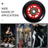 HONITANO 4Pcs Fitness Roller Wheels for Gym Equipment Plastic Pulley Replacement for Treadmills Stationary Bikes Smooth