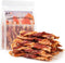 ASMPET Dog Treat Twists - Triple-Flavor Non-rawhide Chicken Chews with Fish & Duck for All Dogs