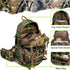 Hunting Backpack, Outdoor Gear Pack with Rain Cover, Durable Large Capacity Day Pack (KHAKI CAMO)