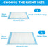100 Count 23.6x23.6 6 Disposable Puppy Pads, in, Layer Pee Pads for Dogs,Super Absorbent Diaper Changing Pad, Dog Potty