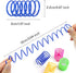 WHXYTHREE 12 PCS Colorful Interactive Cat Spring Toys, BPA-Free Durable Spiral Springs for Indoor Cats, Active Play