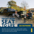 GCI Outdoor Comfort Pro Camping Chair | Collapsible Folding Chair with Durable Armrests, Drink Holder & Portable Carry