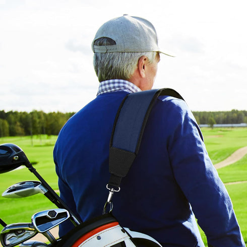 Universal Replacement Golf Bag Straps, Double Shoulder and Single Shoulder Carry Strap