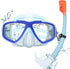 KUYOU Kids Snorkel Set, Anti-Fog Full Dry Top Snorkeling Package with Diving Mask and Snorkel Gear for Youth Boys Girls